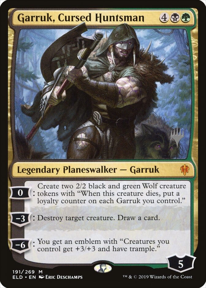 Garruk, Cursed Huntsman (Promo Pack) [Throne of Eldraine Promos] MTG Single Magic: The Gathering  | Multizone: Comics And Games