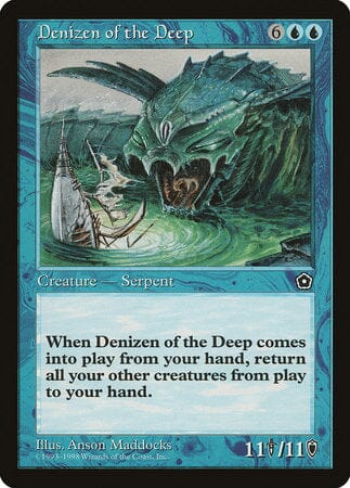 Denizen of the Deep [Portal Second Age] MTG Single Magic: The Gathering  | Multizone: Comics And Games