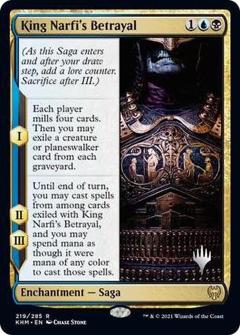 King Narfi's Betrayal [Kaldheim Promo Pack] MTG Single Magic: The Gathering  | Multizone: Comics And Games