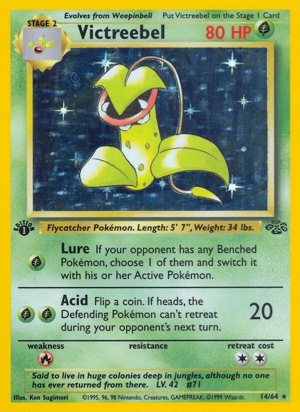 Victreebel (14/64) [Jungle 1st Edition] Pokemon Single Pokémon  | Multizone: Comics And Games