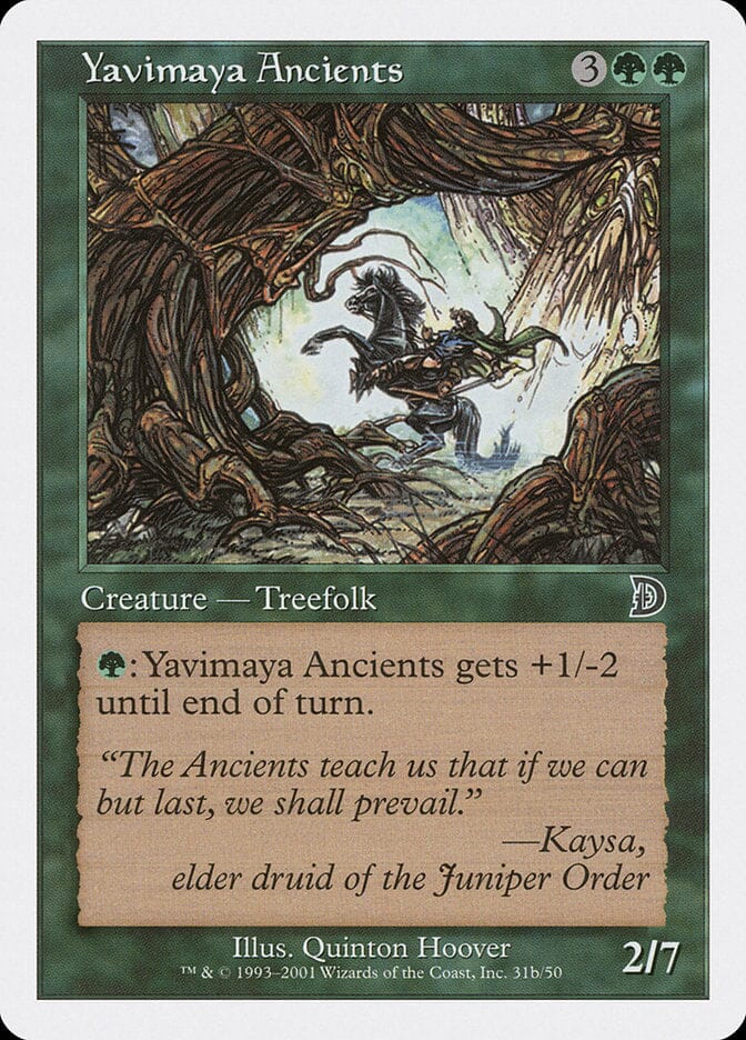 Yavimaya Ancients (Horse Art) [Deckmasters] MTG Single Magic: The Gathering  | Multizone: Comics And Games