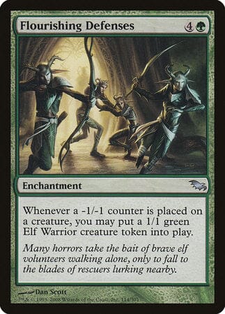 Flourishing Defenses [Shadowmoor] MTG Single Magic: The Gathering  | Multizone: Comics And Games