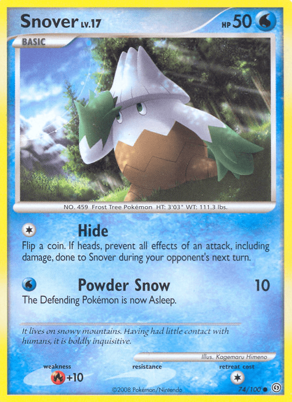 Snover (74/100) [Diamond & Pearl: Stormfront] Pokemon Single Pokémon  | Multizone: Comics And Games