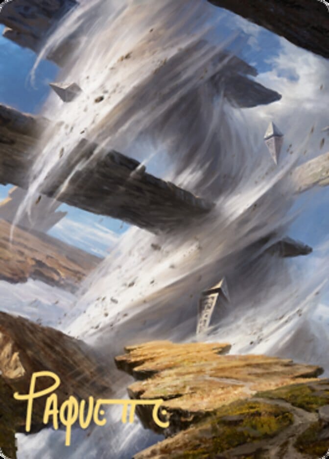Plains 2 Art Card (Gold-Stamped Signature) [Zendikar Rising Art Series] MTG Single Magic: The Gathering  | Multizone: Comics And Games