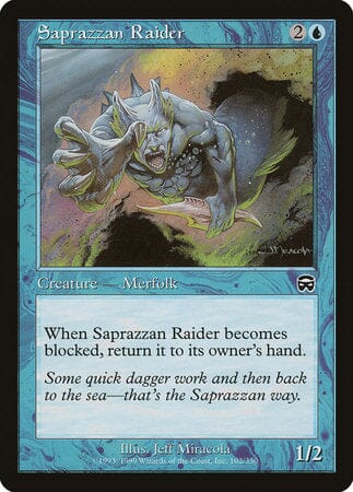Saprazzan Raider [Mercadian Masques] MTG Single Magic: The Gathering  | Multizone: Comics And Games