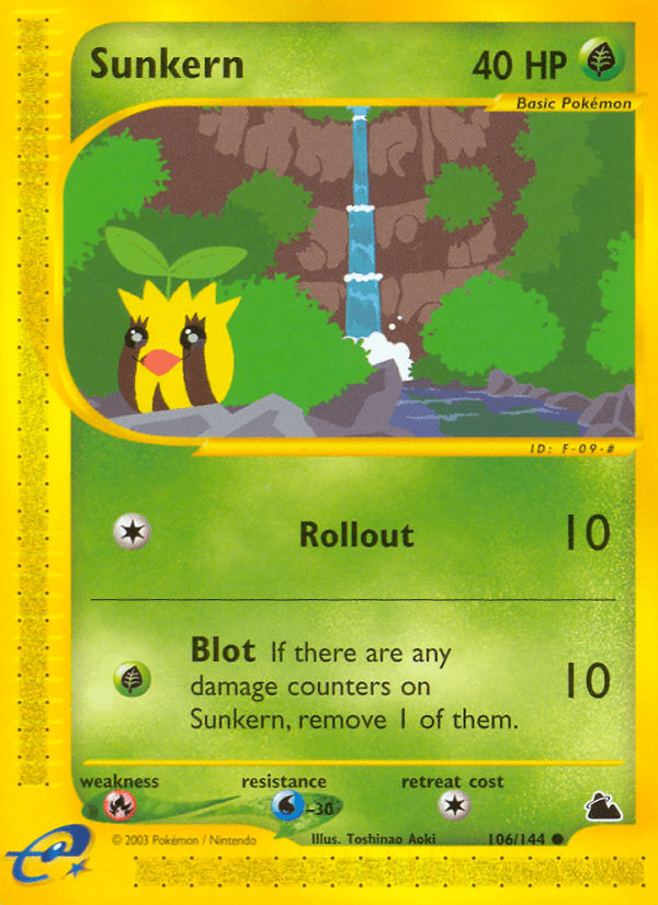 Sunkern (106/144) [Skyridge] Pokemon Single Pokémon  | Multizone: Comics And Games