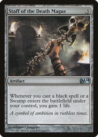 Staff of the Death Magus [Magic 2014] MTG Single Magic: The Gathering  | Multizone: Comics And Games