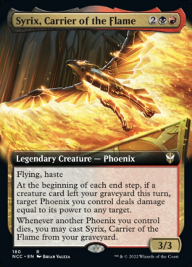 Syrix, Carrier of the Flame (Extended Art) [Streets of New Capenna Commander] MTG Single Magic: The Gathering  | Multizone: Comics And Games