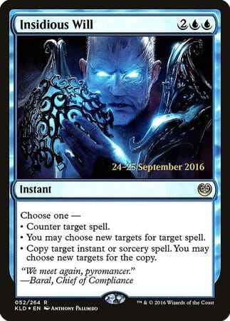 Insidious Will [Kaladesh Promos] MTG Single Magic: The Gathering  | Multizone: Comics And Games