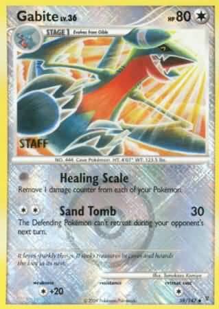 Gabite (59/147) (Championship Promo Staff) [Platinum: Supreme Victors] Pokemon Single Pokémon  | Multizone: Comics And Games