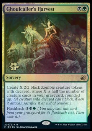 Ghoulcaller's Harvest [Innistrad: Midnight Hunt Prerelease Promos] MTG Single Magic: The Gathering  | Multizone: Comics And Games