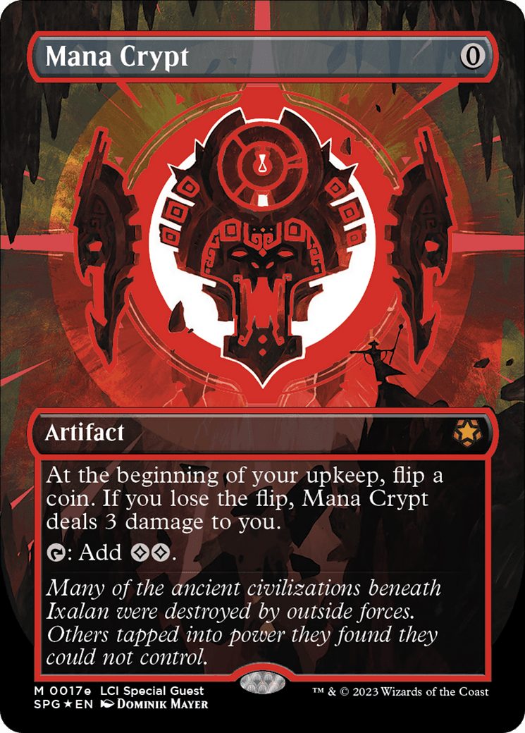 Mana Crypt (0017e) (Borderless) [The Lost Caverns of Ixalan Special Guests] MTG Single Magic: The Gathering  | Multizone: Comics And Games