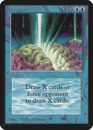Braingeyser [Limited Edition Alpha] MTG Single Magic: The Gathering  | Multizone: Comics And Games