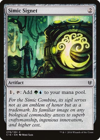 Simic Signet [Commander 2016] MTG Single Magic: The Gathering  | Multizone: Comics And Games