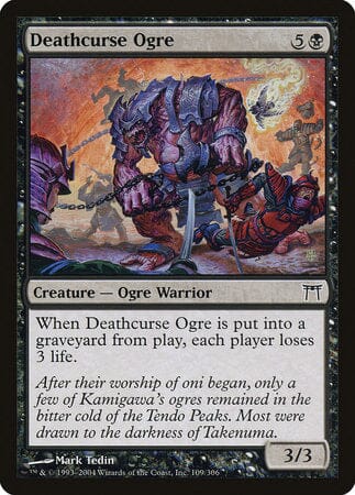 Deathcurse Ogre [Champions of Kamigawa] MTG Single Magic: The Gathering  | Multizone: Comics And Games
