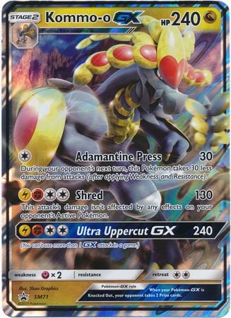Kommo-o GX (SM71) (Jumbo Card) [Sun & Moon: Black Star Promos] Pokemon Single Pokémon  | Multizone: Comics And Games