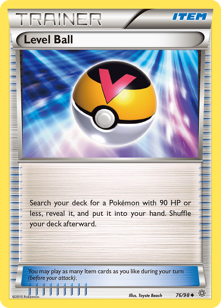 Level Ball (76/98) [XY: Ancient Origins] Pokemon Single Pokémon  | Multizone: Comics And Games