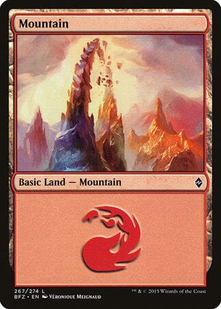 Mountain (267) [Battle for Zendikar] MTG Single Magic: The Gathering  | Multizone: Comics And Games