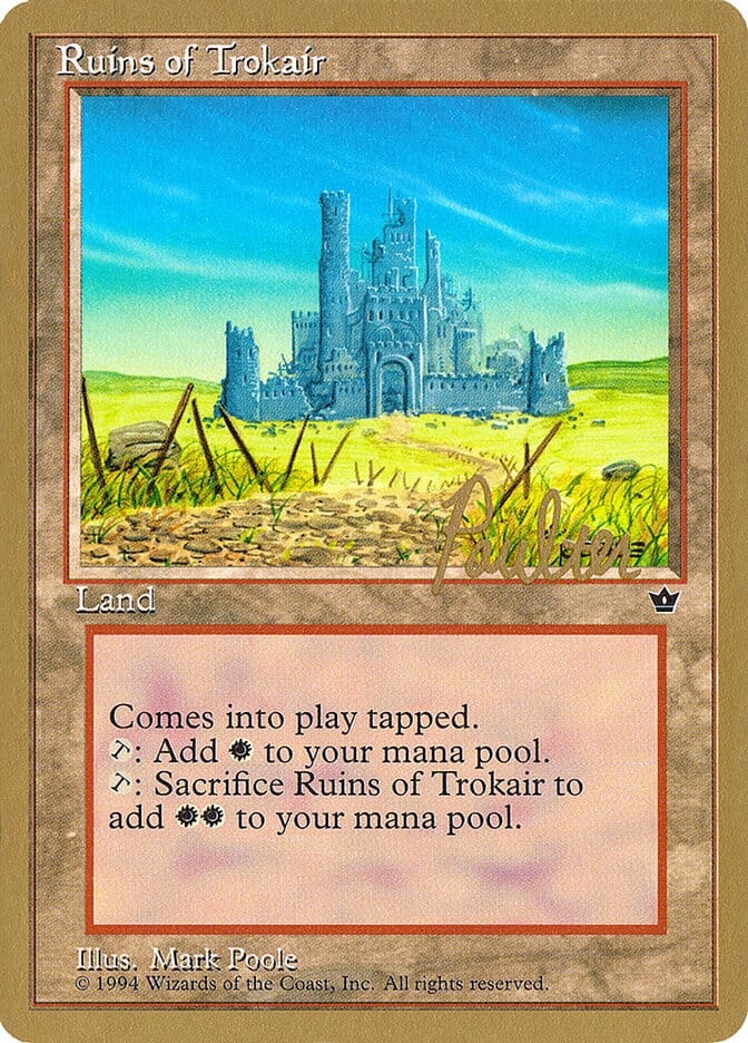 Ruins of Trokair (Preston Poulter) [Pro Tour Collector Set] MTG Single Magic: The Gathering  | Multizone: Comics And Games