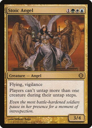 Stoic Angel [Shards of Alara] MTG Single Magic: The Gathering  | Multizone: Comics And Games