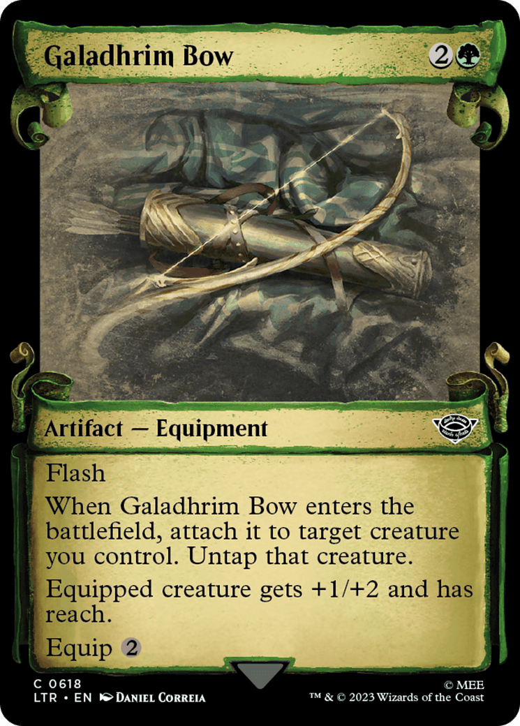 Galadhrim Bow [The Lord of the Rings: Tales of Middle-Earth Showcase Scrolls] MTG Single Magic: The Gathering  | Multizone: Comics And Games