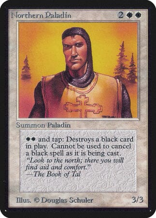 Northern Paladin [Limited Edition Alpha] MTG Single Magic: The Gathering  | Multizone: Comics And Games