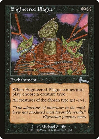 Engineered Plague [Urza's Legacy] MTG Single Magic: The Gathering  | Multizone: Comics And Games