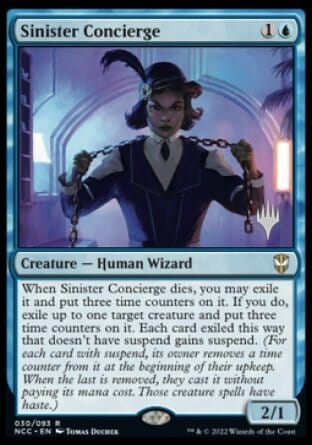 Sinister Concierge (Promo Pack) [Streets of New Capenna Commander Promos] MTG Single Magic: The Gathering  | Multizone: Comics And Games