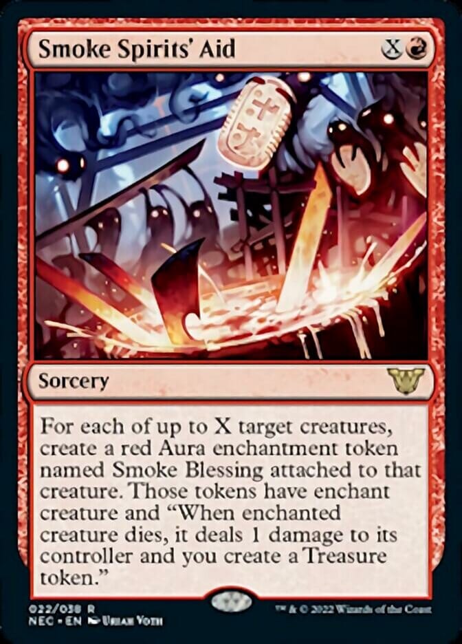Smoke Spirits' Aid [Kamigawa: Neon Dynasty Commander] MTG Single Magic: The Gathering  | Multizone: Comics And Games