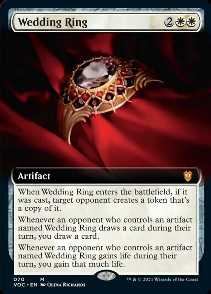 Wedding Ring (Extended) [Innistrad: Crimson Vow Commander] MTG Single Magic: The Gathering  | Multizone: Comics And Games
