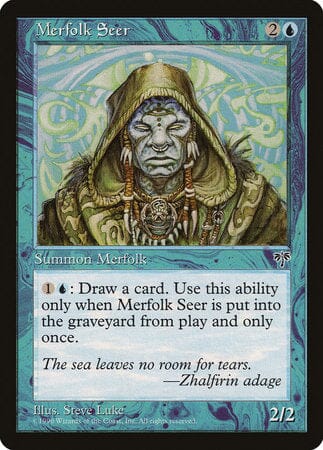 Merfolk Seer [Mirage] MTG Single Magic: The Gathering  | Multizone: Comics And Games