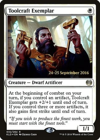 Toolcraft Exemplar [Kaladesh Promos] MTG Single Magic: The Gathering  | Multizone: Comics And Games