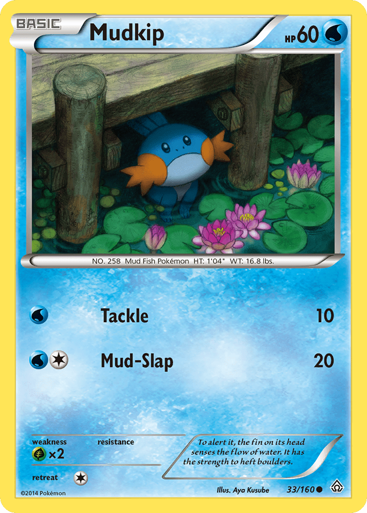 Mudkip (33/160) [XY: Primal Clash] Pokemon Single Pokémon  | Multizone: Comics And Games