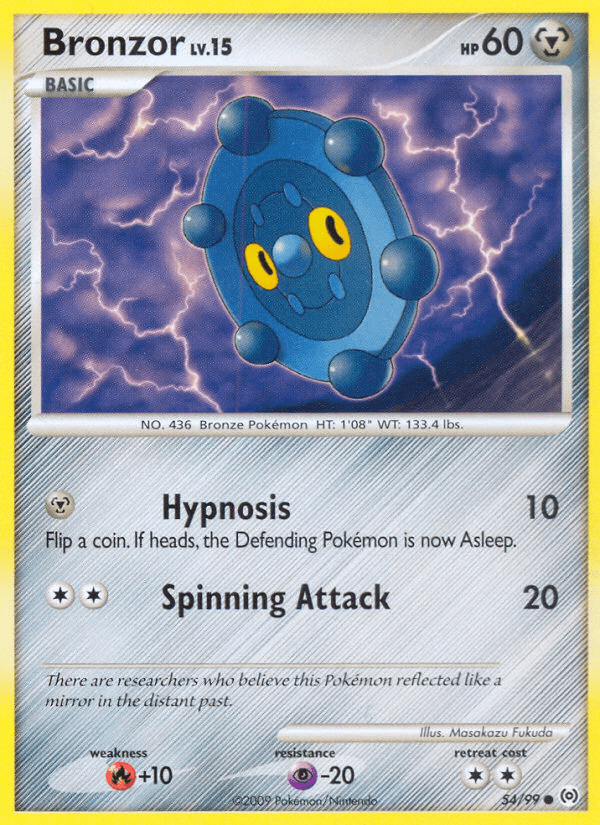Bronzor (54/99) [Platinum: Arceus] Pokemon Single Pokémon  | Multizone: Comics And Games