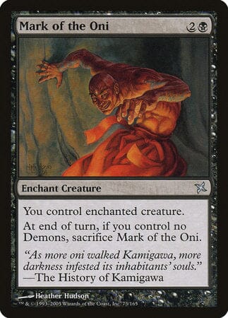 Mark of the Oni [Betrayers of Kamigawa] MTG Single Magic: The Gathering  | Multizone: Comics And Games