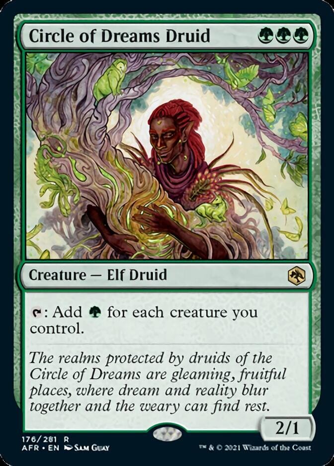 Circle of Dreams Druid [Dungeons & Dragons: Adventures in the Forgotten Realms] MTG Single Magic: The Gathering  | Multizone: Comics And Games