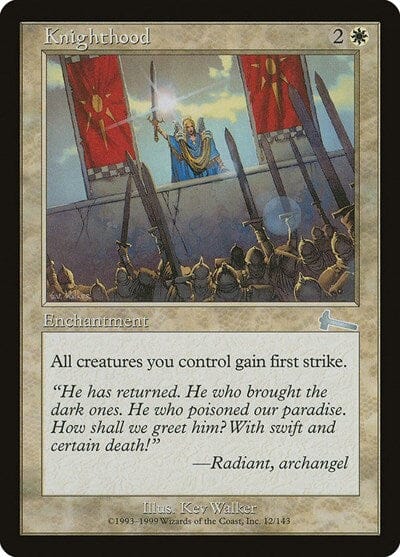 Knighthood [Urza's Legacy] MTG Single Magic: The Gathering  | Multizone: Comics And Games