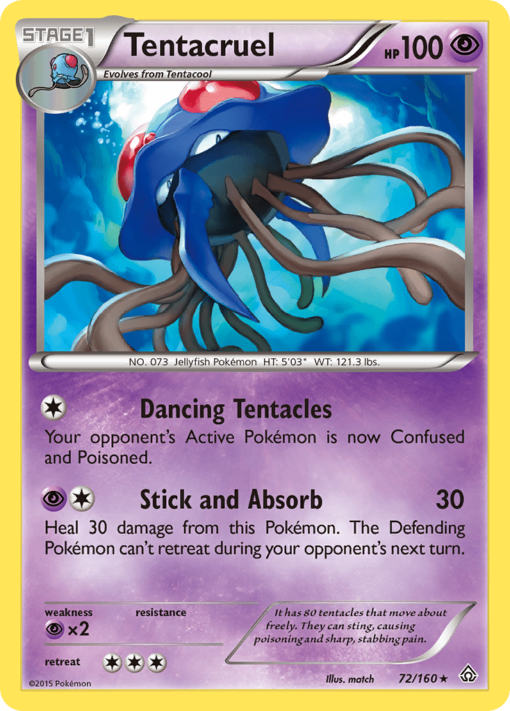 Tentacruel (72/160) [XY: Primal Clash] Pokemon Single Pokémon  | Multizone: Comics And Games