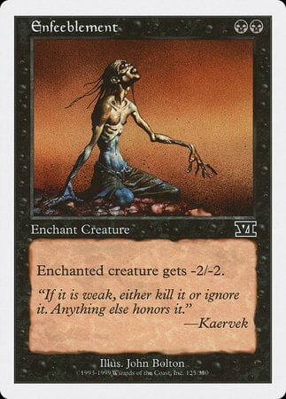 Enfeeblement [Classic Sixth Edition] MTG Single Magic: The Gathering  | Multizone: Comics And Games