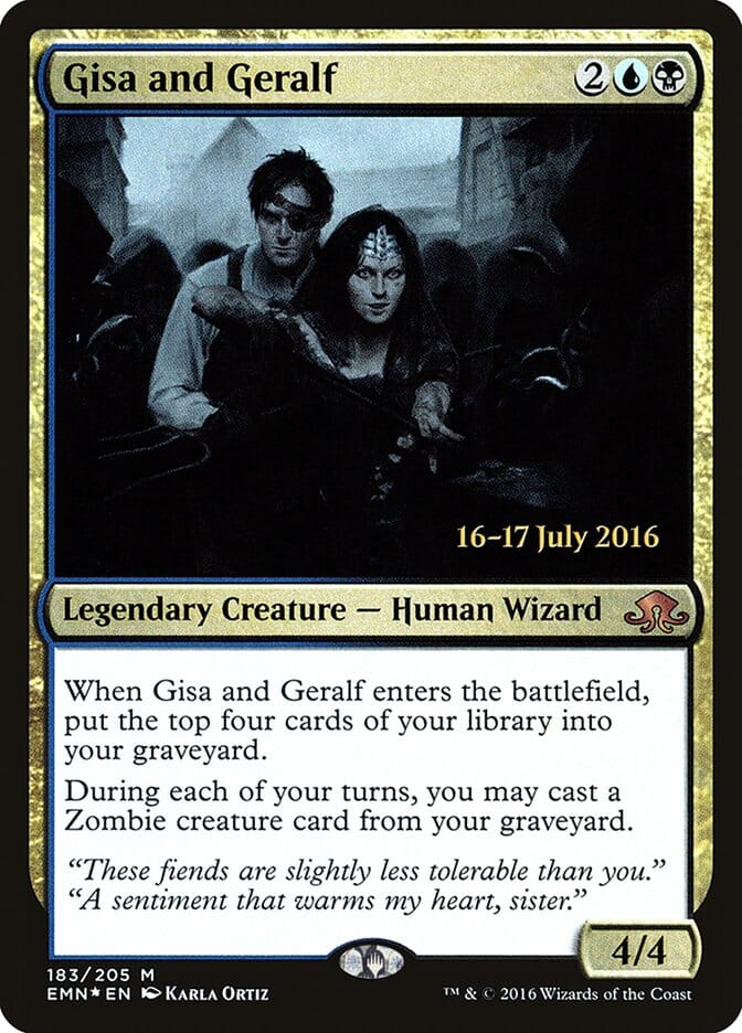 Gisa and Geralf [Eldritch Moon Prerelease Promos] MTG Single Magic: The Gathering  | Multizone: Comics And Games