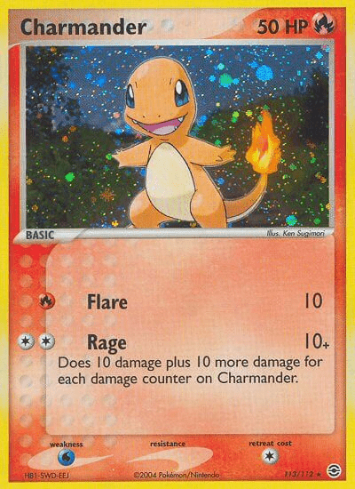 Charmander (113/112) [EX: FireRed & LeafGreen] Pokemon Single Pokémon  | Multizone: Comics And Games