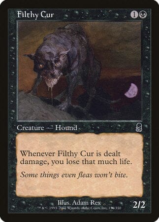 Filthy Cur [Odyssey] MTG Single Magic: The Gathering  | Multizone: Comics And Games