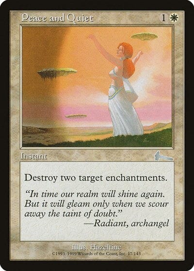 Peace and Quiet [Urza's Legacy] MTG Single Magic: The Gathering  | Multizone: Comics And Games