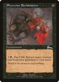 Phyrexian Reclamation [Urza's Legacy] MTG Single Magic: The Gathering  | Multizone: Comics And Games