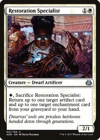 Restoration Specialist [Aether Revolt] MTG Single Magic: The Gathering  | Multizone: Comics And Games