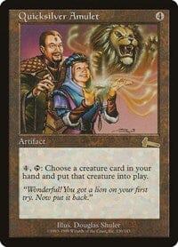 Quicksilver Amulet [Urza's Legacy] MTG Single Magic: The Gathering  | Multizone: Comics And Games