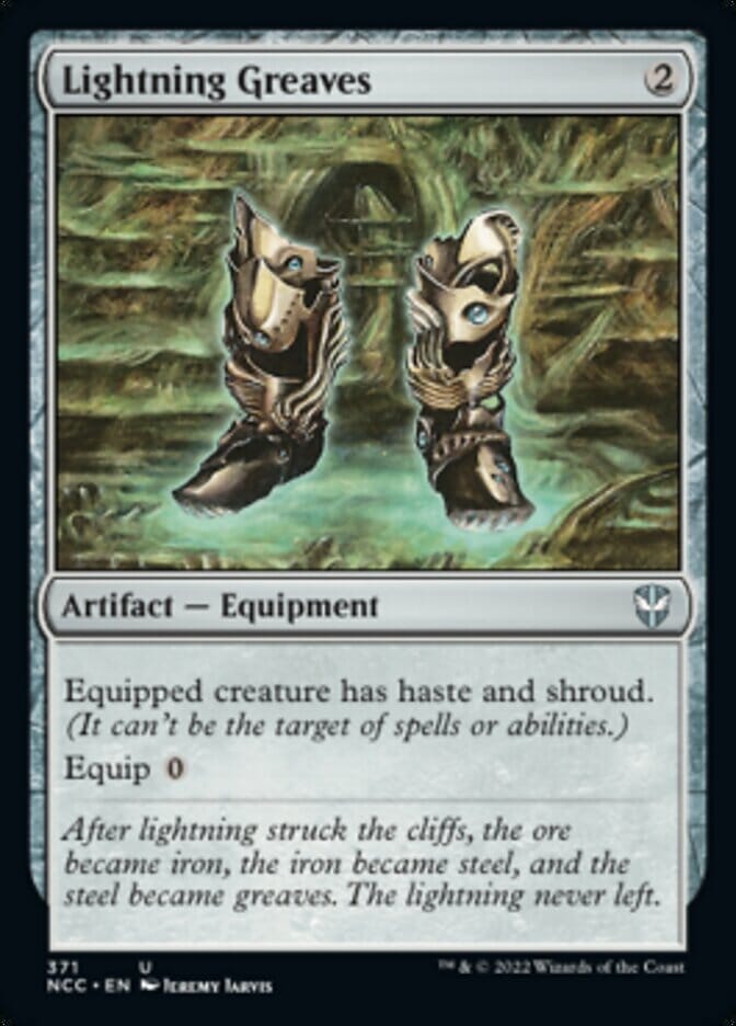 Lightning Greaves [Streets of New Capenna Commander] MTG Single Magic: The Gathering  | Multizone: Comics And Games