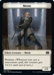 Egg // Monk Double-sided Token [Double Masters 2022 Tokens] | Multizone: Comics And Games