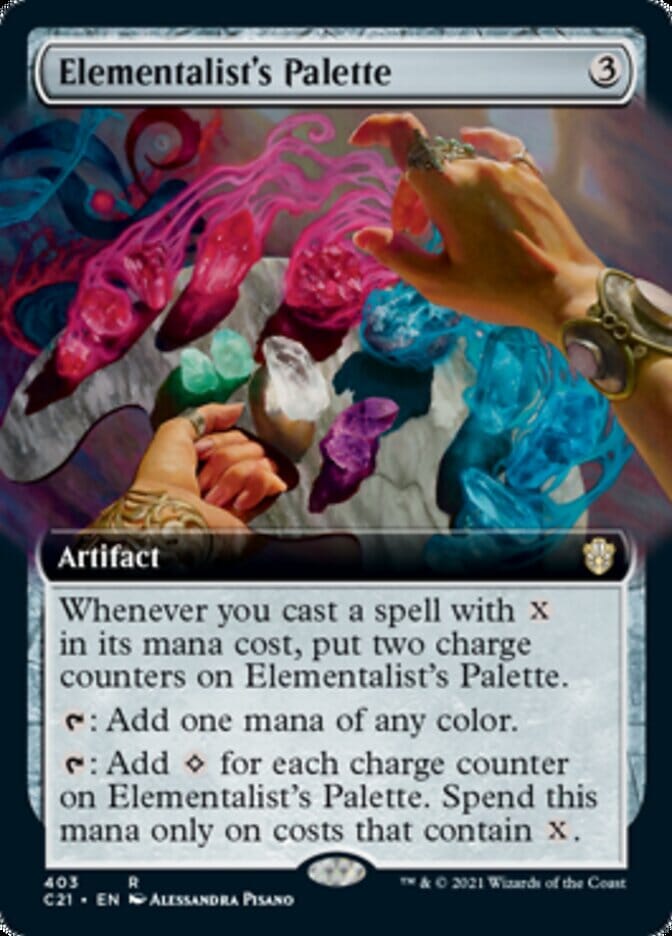 Elementalist's Palette (Extended) [Commander 2021] MTG Single Magic: The Gathering  | Multizone: Comics And Games