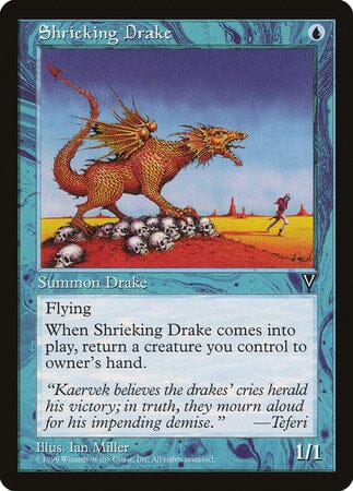 Shrieking Drake [Visions] MTG Single Magic: The Gathering  | Multizone: Comics And Games
